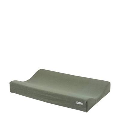 Meyco Knit Basic aankleedkussenhoes 70x45 cm forrest green Meyco Knit Basic aankleedkussenhoes 70x45 cm forrest green