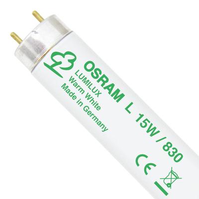 Osram L 15 W/830 fluorescente lamp G13 Warm wit B Osram L 15 W/830 fluorescente lamp G13 Warm wit B