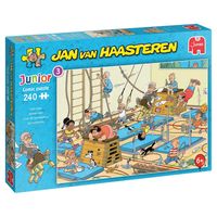 Apenkooien - Jan van Haasteren Junior Puzzel 240 Stukjes - thumbnail