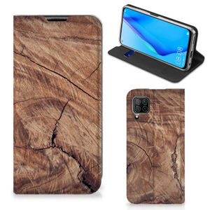 Huawei P40 Lite Book Wallet Case Tree Trunk