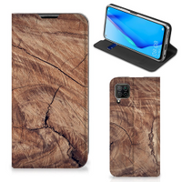 Huawei P40 Lite Book Wallet Case Tree Trunk - thumbnail