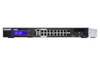 QGD-1600P - Switch - intelligent - 4 x 101001000 (PoE++) + 10 x 101001000 (PoE+) + 2 x combo Gigabit SFP (PoE+) - rack-uitvoering - PoE++ (370 W)