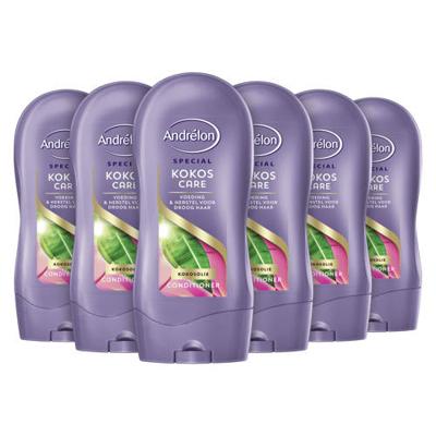 Andrelon Special Kokos Care Conditioner - 6 x 300 ml - Voordeelverpakking Andrelon Special Kokos Care Conditioner - 6 x 300 ml - Voordeelverpakking