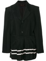 Comme Des Garçons Pre-Owned veste à détails plissés - Noir - thumbnail