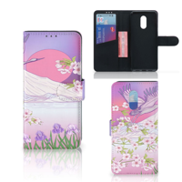 OnePlus 7 Telefoonhoesje met Pasjes Bird Flying