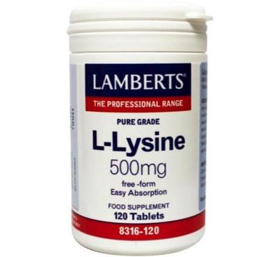 Lamberts L-lysine 500 Mg (120tb) Lamberts L-lysine 500 Mg (120tb)