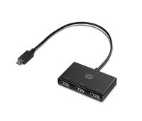 Hp Z6A00Aa Usb-C To Usb-A Hub Usb 3.0 (3.1 Gen 1) Type-C 5000 Mbit/S, Zwart &