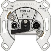 Kathrein ESD 44 Antennedoos TV, FM, Satelliet Inbouw (in muur) Loop-through outlet - thumbnail