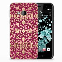 Siliconen Hoesje HTC U Play Barok Pink