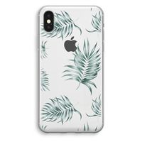 Simple leaves: iPhone XS Transparant Hoesje - thumbnail