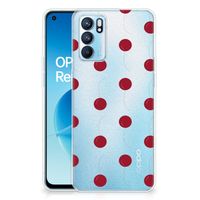 OPPO Reno 6 5G Siliconen Case Cherries