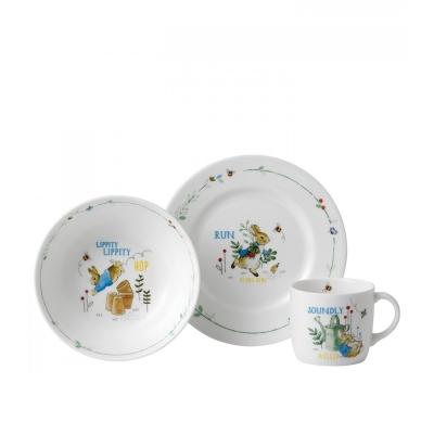 Wedgwood Peter Rabbit 3-delig servies jongen Wedgwood Peter Rabbit 3-delig servies jongen