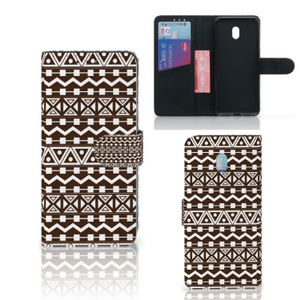 Xiaomi Redmi 8A Telefoon Hoesje Aztec Brown