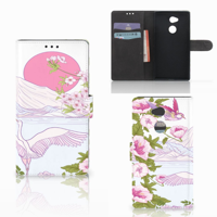 Sony Xperia XA2 Ultra Telefoonhoesje met Pasjes Bird Standing