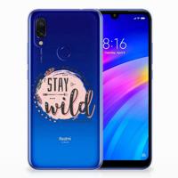 Xiaomi Redmi 7 Telefoonhoesje met Naam Boho Stay Wild
