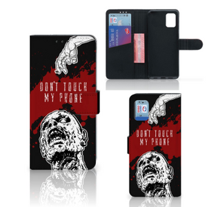 Samsung Galaxy A31 Portemonnee Hoesje Zombie Blood