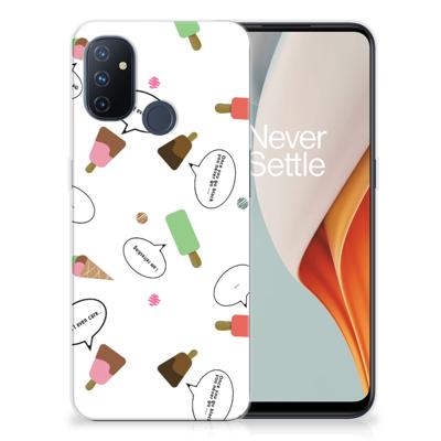 OnePlus Nord N100 Siliconen Case IJsjes OnePlus Nord N100 Siliconen Case IJsjes