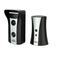 Burg-Wächter WLAN video-deurintercominstallatie, deureGuard, elektronische deurspion met camera en monitor, met nachtzicht, draadloze gong, HD-kwaliteit, DG 8500, zwart/zilver