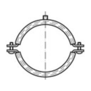 TOOLCRAFT 137790 Buisklem Schroefbuisklemmen 23 mm Galvanisch verzinkt staal 100 stuk(s)