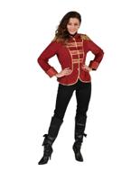 Uniformjas bordeaux met brocaat