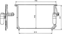 Condensor, airconditioning 35184