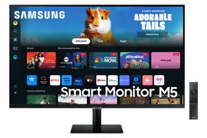 SAMSUNG Smart Monitor M5 M50D LS32DM502EUXEN ledmonitor 2x HDMI, WiFi, BT, Sound