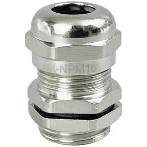 TRU COMPONENTS TC-10302824 Wartel M16 Messing (vernikkeld) Metaal 1 stuk(s)