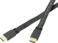 SpeaKa Professional SP-9075620 HDMI-kabel HDMI Aansluitkabel HDMI-A-stekker, HDMI-A-stekker 2.00 m Zwart 4K UHD, Audio Return Channel (ARC), Vergulde - thumbnail