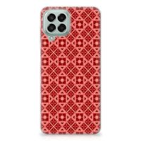 Samsung Galaxy M33 TPU bumper Batik Rood