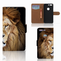 Google Pixel Telefoonhoesje met Pasjes Leeuw