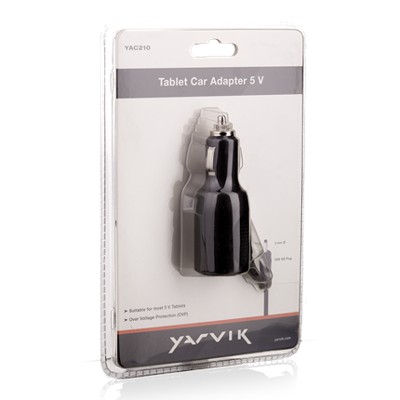 Yarvik YAC210 oplader voor mobiele apparatuur Auto Zwart