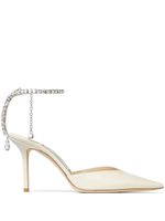 Jimmy Choo escarpins Saeda 85 mm à bout pointu - Tons neutres