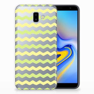 Samsung Galaxy J6 Plus (2018) TPU bumper Waves Yellow