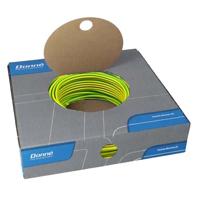 VD draad Donne VD installatiedraad 2,5mm Geel/Groen rol 100 meter