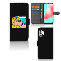 Samsung Galaxy A32 5G Wallet Case met Pasjes Popart Oh Yes - thumbnail