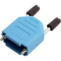 encitech DPPK09-B-K 6353-0104-01 D-sub behuizing Aantal polen: 9 Kunststof 180 ° Blauw 1 stuk(s)