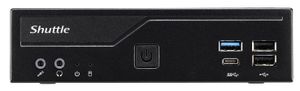 Shuttle Slim PC DH610S , S1700, 1x HDMI, 1x DP , 1x 2.5" , 2x M.2, 1x LAN (Intel 1G), 24/7 permanent gebruik, incl. VESA