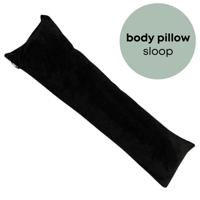 PandaHug Teddy Body Pillow Kussensloop Zwart (45x145 cm) - thumbnail