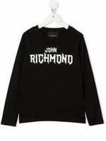 John Richmond Junior t-shirt à logo imprimé - Noir - thumbnail