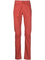 Jacob Cohën pantalon Bard en gabardine de coton - Rouge