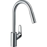 Hansgrohe Focus keukenkraan met uittrekbare vuistdouche chroom 31815000 - thumbnail