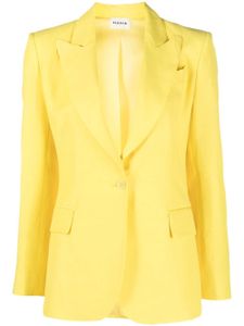 P.A.R.O.S.H. blazer à simple boutonnage - Jaune