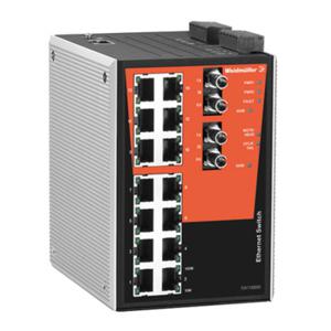 Weidmüller IE-SW-PL16MT-14TX-2ST Managed Fast Ethernet (10/100) Zwart