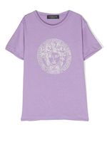 Versace Kids t-shirt à motif Medusa - Violet