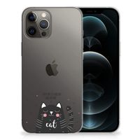 iPhone 12 Pro Max Telefoonhoesje met Naam Cat Good Day - thumbnail