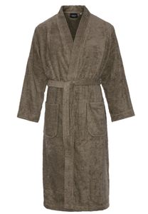 Kimono badstof katoen - taupe-s/m