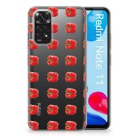 Xiaomi Redmi 10 | Redmi Note 11 4G Siliconen Case Paprika Red