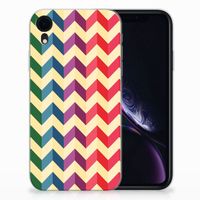 Apple iPhone Xr TPU bumper Zigzag Multi Color