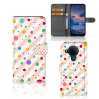 Nokia 5.4 Telefoon Hoesje Dots - thumbnail