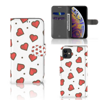 Apple iPhone 11 Telefoon Hoesje Hearts - thumbnail